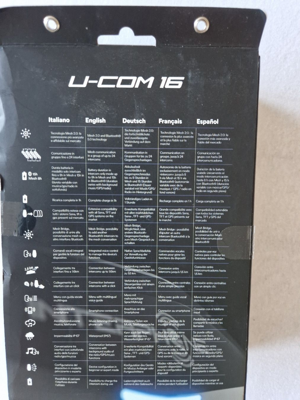 Cuffie: Interphone U-COM 16 Intercom Moto neuf – Nuovo e nell'imballaggio originale da Kottwil venduto da Bubu9 1