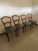 Vintage Salonstühle aus Massivholz
