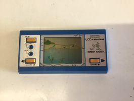 Gakken LCD Card Game Donkey Angler vintage jeu électronique