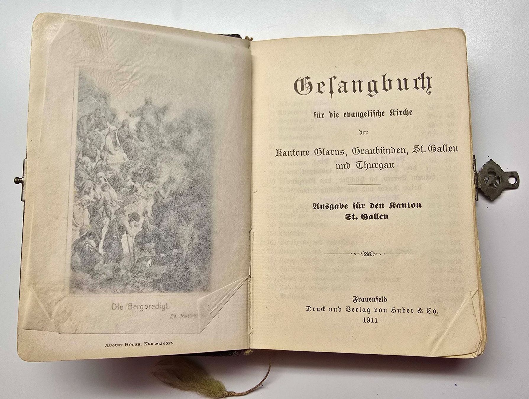 Libri: Antikes Gesangsbuch von 1911 – Usato da Heerbrugg venduto da bue_64 3