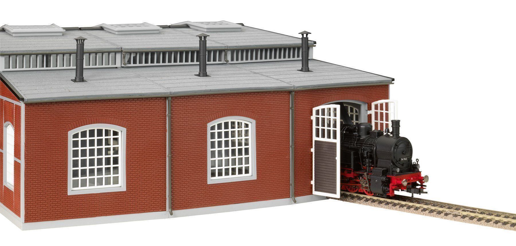 Fleischmann Modellini di ferrovie: Fleischmann - Bahnbetriebswerk-Set 5-teilig HO/DC – Nuovo e nell'imballaggio originale da Rotkreuz venduto da MOBAHN-1zu87 6