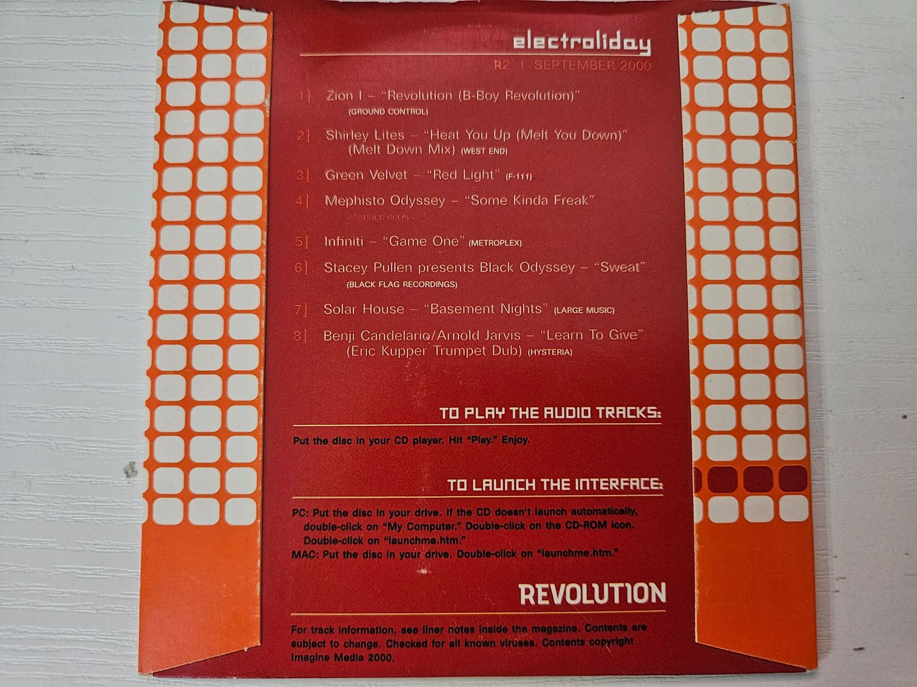 CD: Electroliday  Days off Nights Out, lights Down/R2 – Usato da Liestal venduto da tower01 1