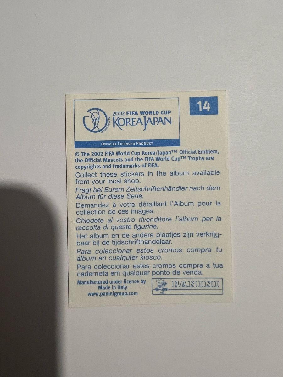 Panini Carte collezionabili: Panini WM02 Bild – Usato da Willisau venduto da Neiro77 1