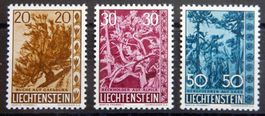 Liechtenstein Kat. 399-401 ** 1960 Kat. 50 Euro