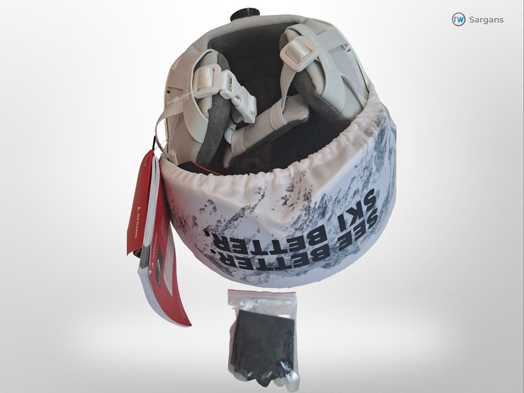 Atomic Caschi: ATOMIC, Skihelm mit  Sonnenbrille 51 - 55 cm, S – Nuovo (secondo la descrizione) da Sargans venduto da Restwert_Sargans 3
