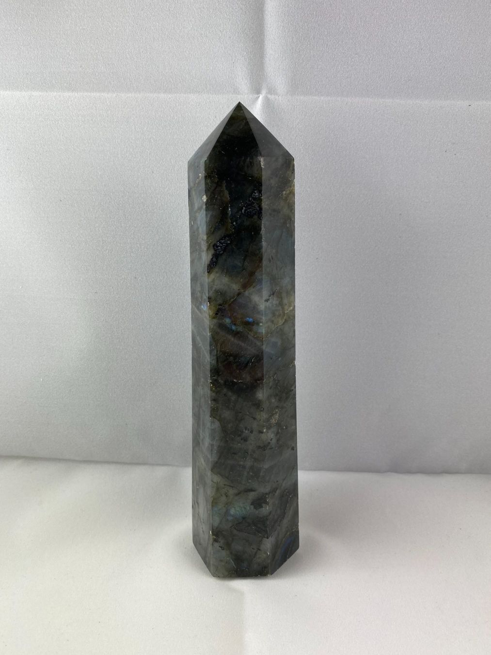 Minerali & Pietre curative: Labradorit Spitze 4.5cm 4.7cm 19.5cm 651g – Usato da Schinznach Bad venduto da Prosperos 2