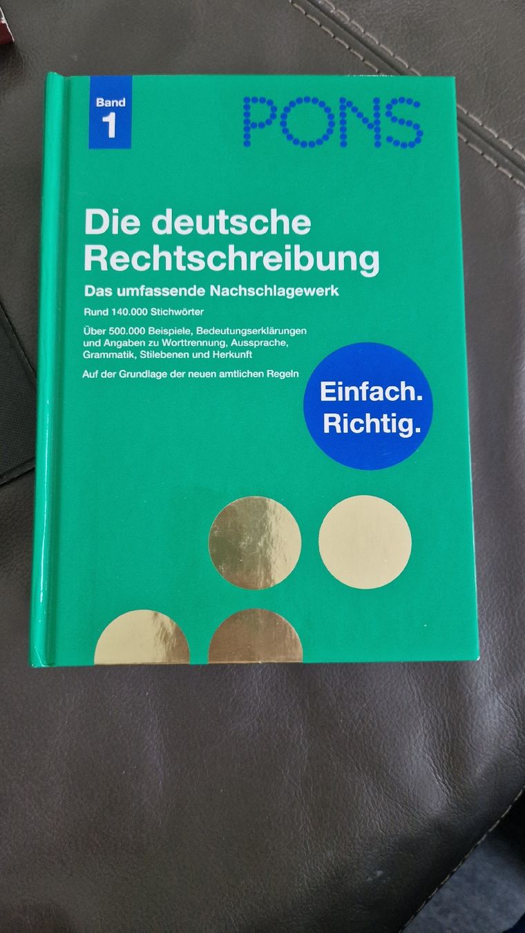 Libri: die deutsche Rechtschreibung, PONS – Usato da altishofen venduto da Nippo