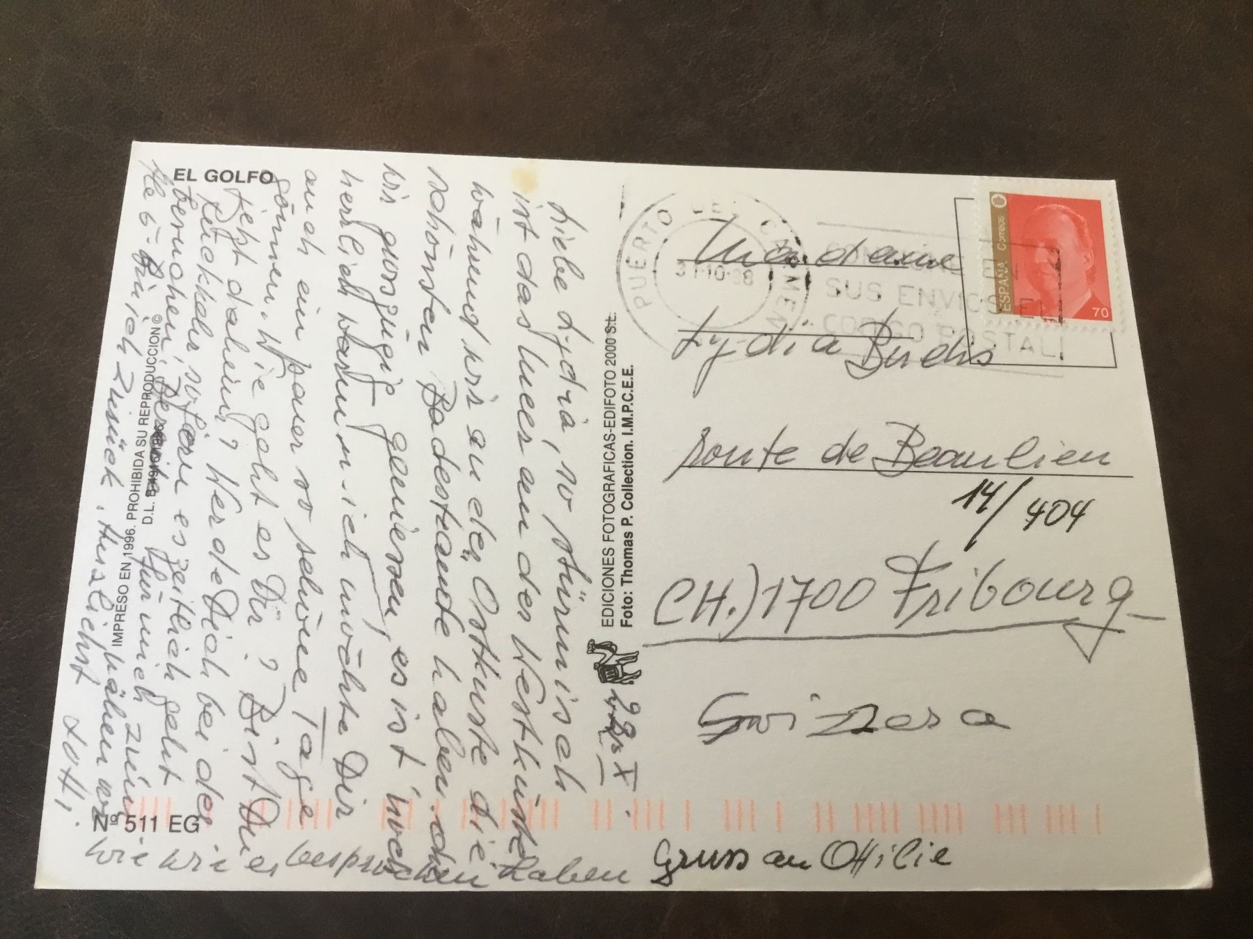 Cartoline postali: Lanzarote – Usato da Kerzers venduto da Georges3210 1