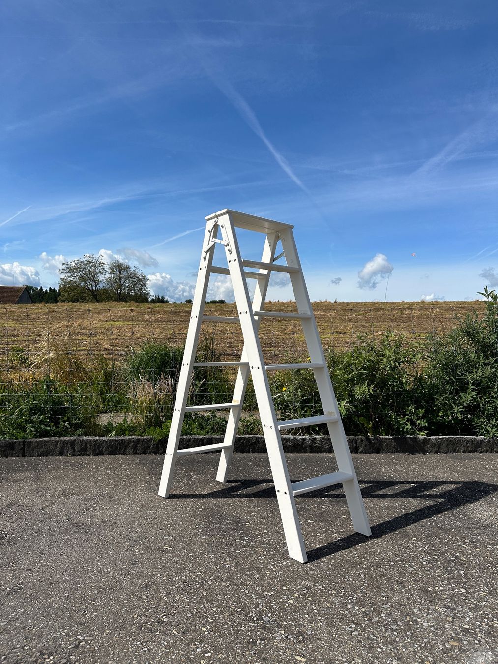 Scale: alte Holzleiter / Bockleiter – Usato da Zürich venduto da frauflufelberg