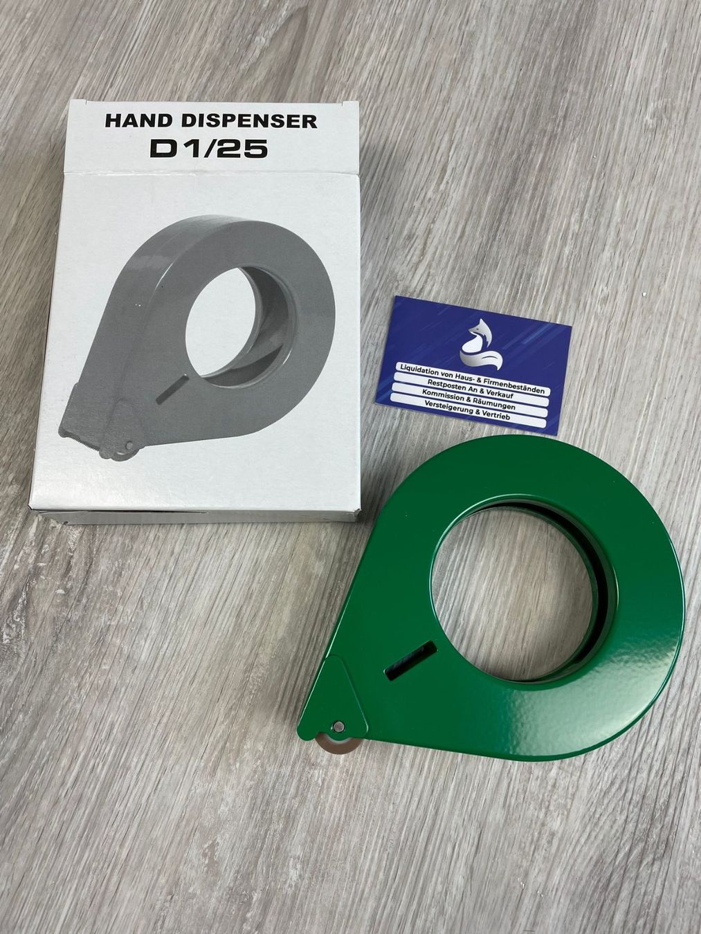Tutti gli attrezzi: Handabroller Klebebandspender D1/25 neu OVP – Nuovo e nell'imballaggio originale da Wängi venduto da Thurgauer98
