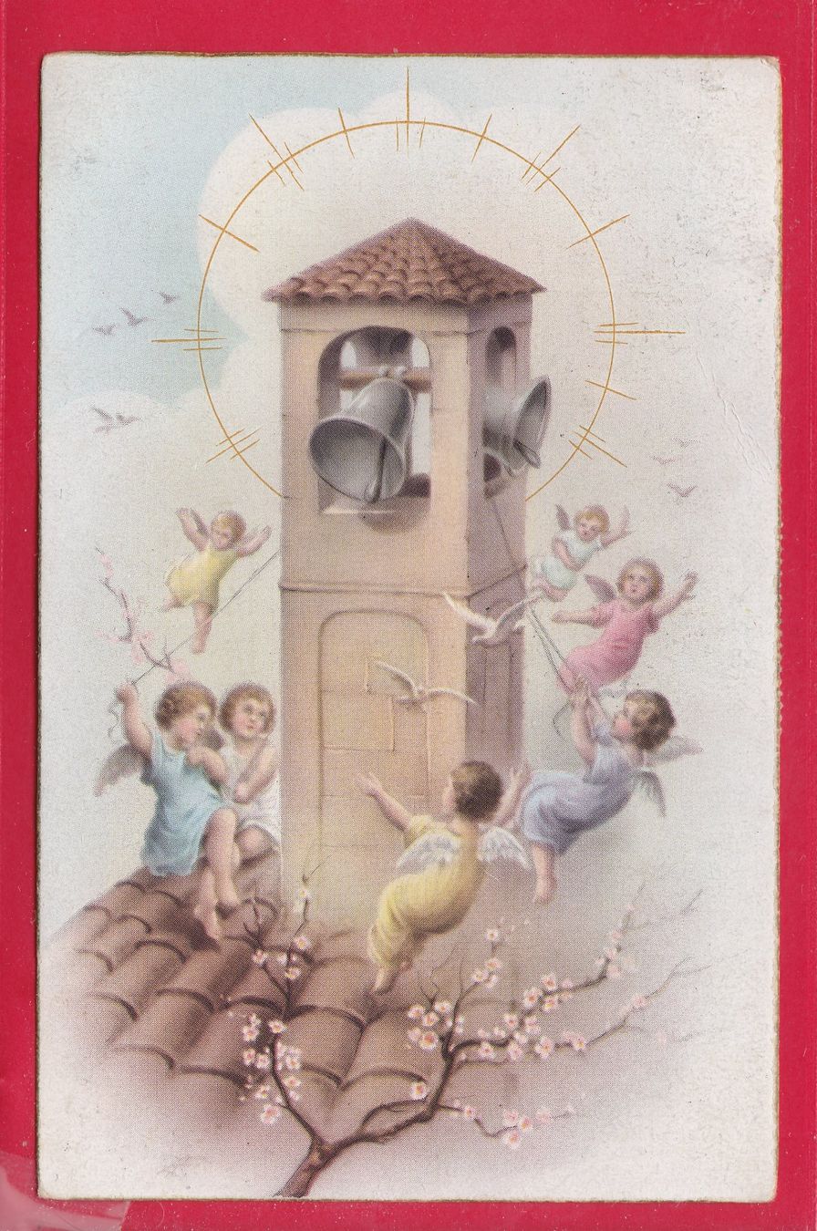 Cartoline postali: ENGELKARTE, 9.4.1952 – Usato da Oberrieden venduto da Gebirgsstelze
