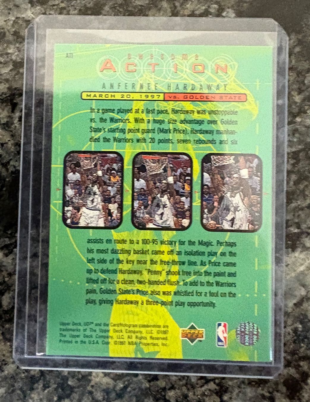 Nba Carte collezionabili: NBA Anfernee Hardaway Awesome Action Card – Nuovo (secondo la descrizione) da Muttenz venduto da joba23 1
