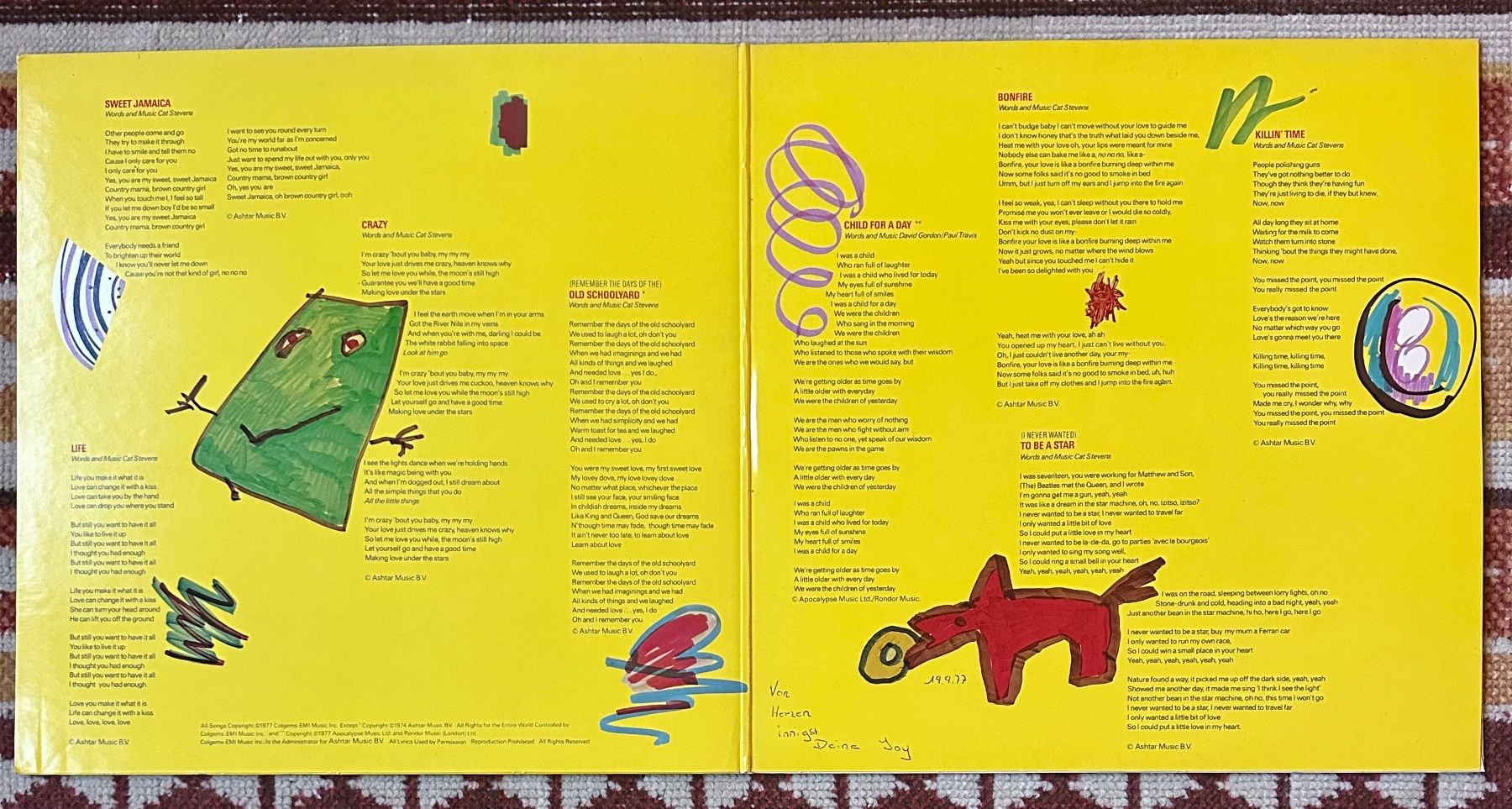 Dischi in vinile: LP - Cat Stevens - Izitso – Usato da Breganzona venduto da Onairda75 2
