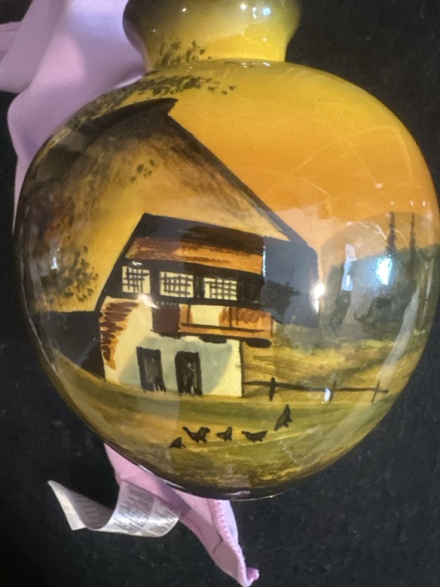 Vasi & Recipienti: Vintage Keramikvase, handbemalt Landschaft – Usato da Dübendorf venduto da chi_cgv6 4