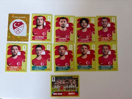 Panini Sticker WM 2026- Türkei (11 Stück)
