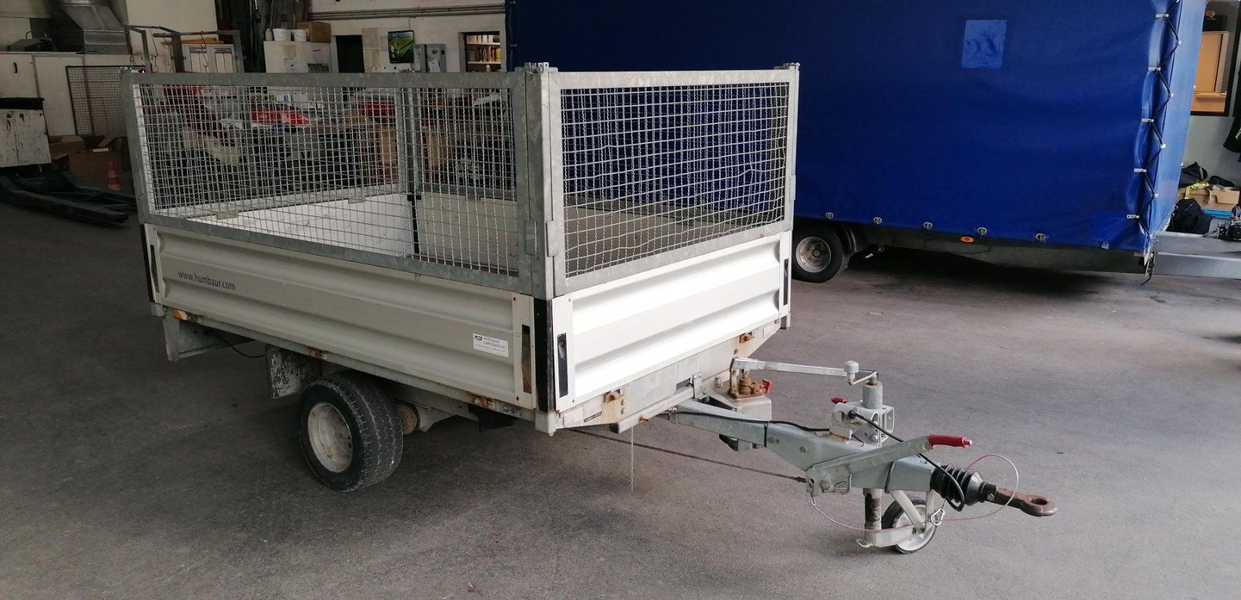 Humbaur Anhänger: Humbaur Kipper HUK 150 – Gebraucht aus Riedern von Blechbeisser