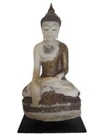 Antiker Alabaster Shan Buddha Myanmar Burma Marmor Buddha