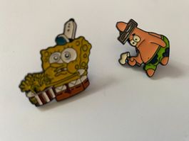 Spongebob/Patrick Ansteckpins