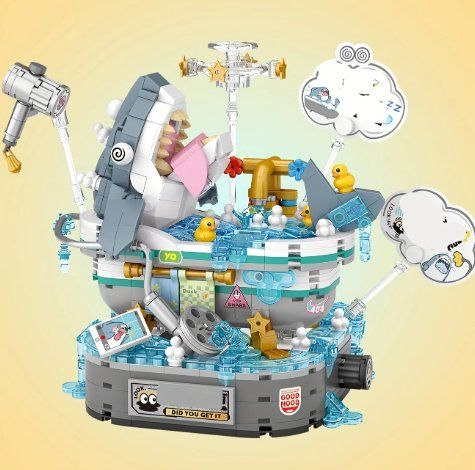 PlaySynthe Schmetterling Bausteine 159 Teile - Insekten Bausatz Für Kinder