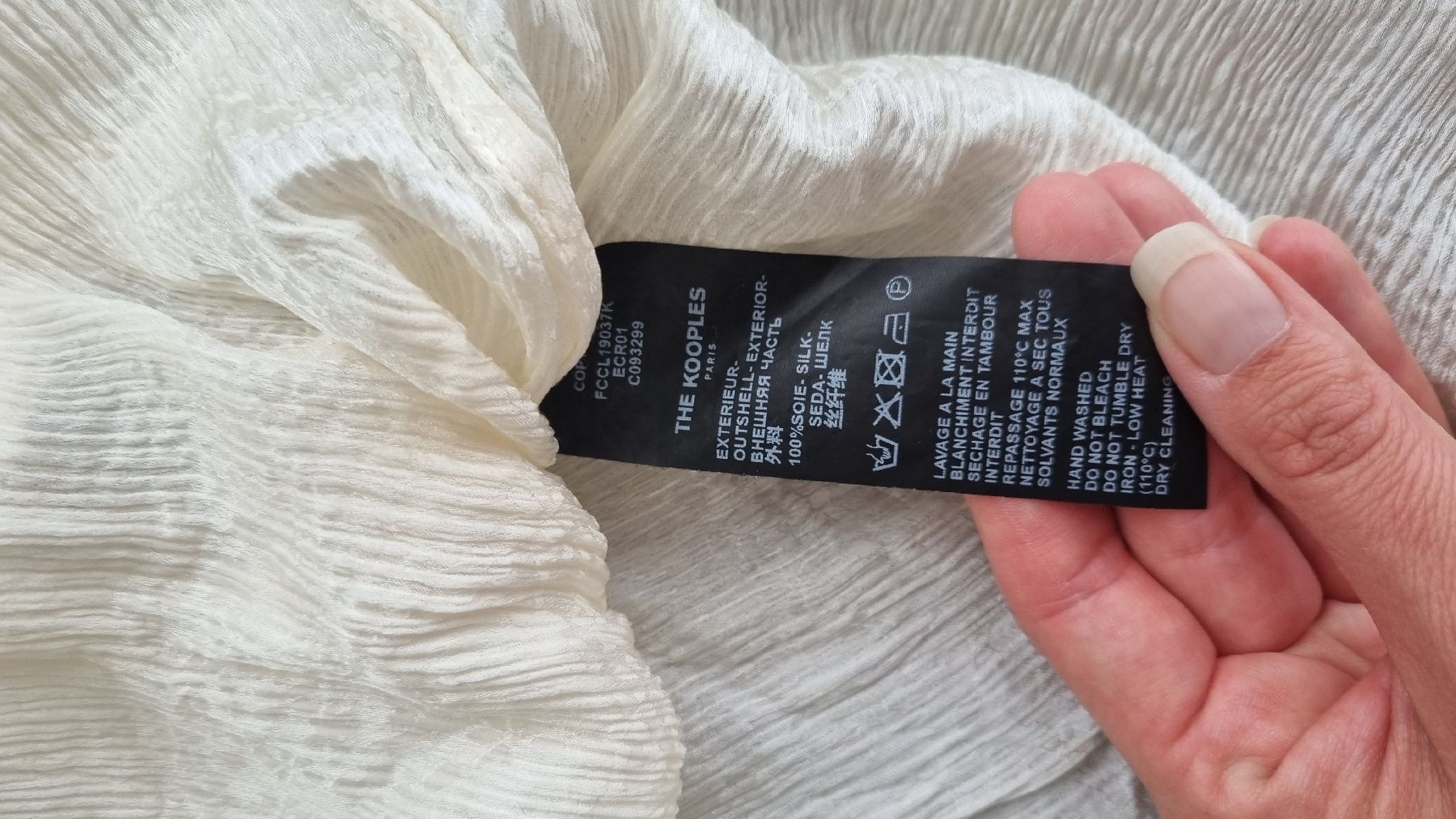 Kooples Blusen: Seidenbluse 34 ecru The kooples – Neu (gemäss Beschreibung) aus Bad Zurzach von Mfritzli 1
