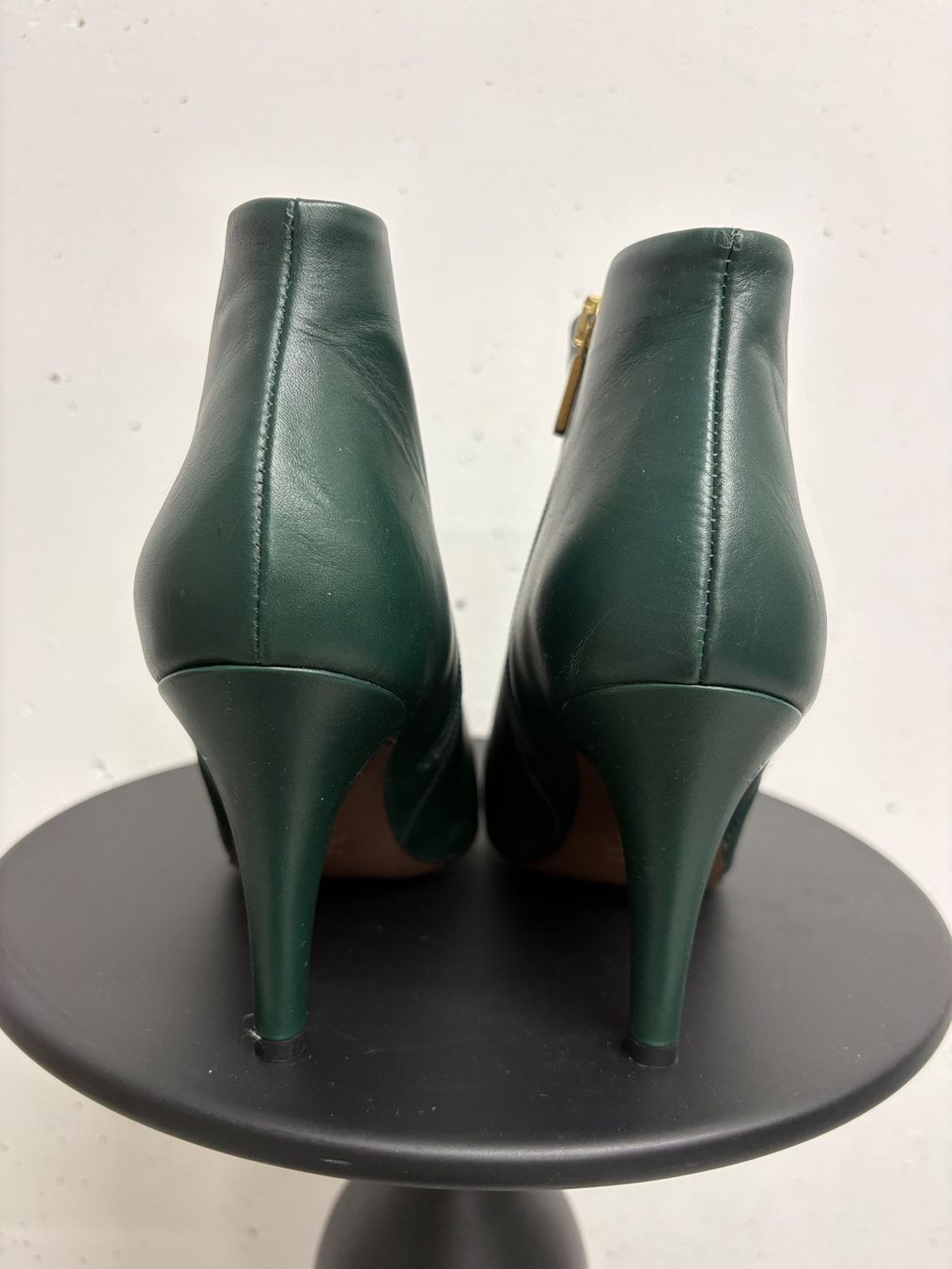 Navyboot Scarpe da donna: Navyboot Stiefelette Gr. 37 Leder grün Ankle Boots – Nuovo (secondo la descrizione) da Regensdorf venduto da secondchancefashion 3