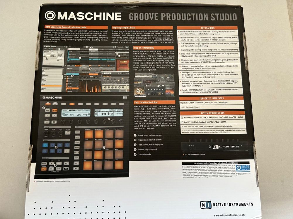Strumenti musicali: Nativ Instrument Maschine Groove Production Studio – Usato da kleindöttingen venduto da schatzfinder 3