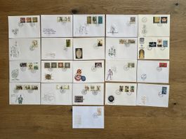 Liechtenstein - 21x KULTUR  FDC‘s 