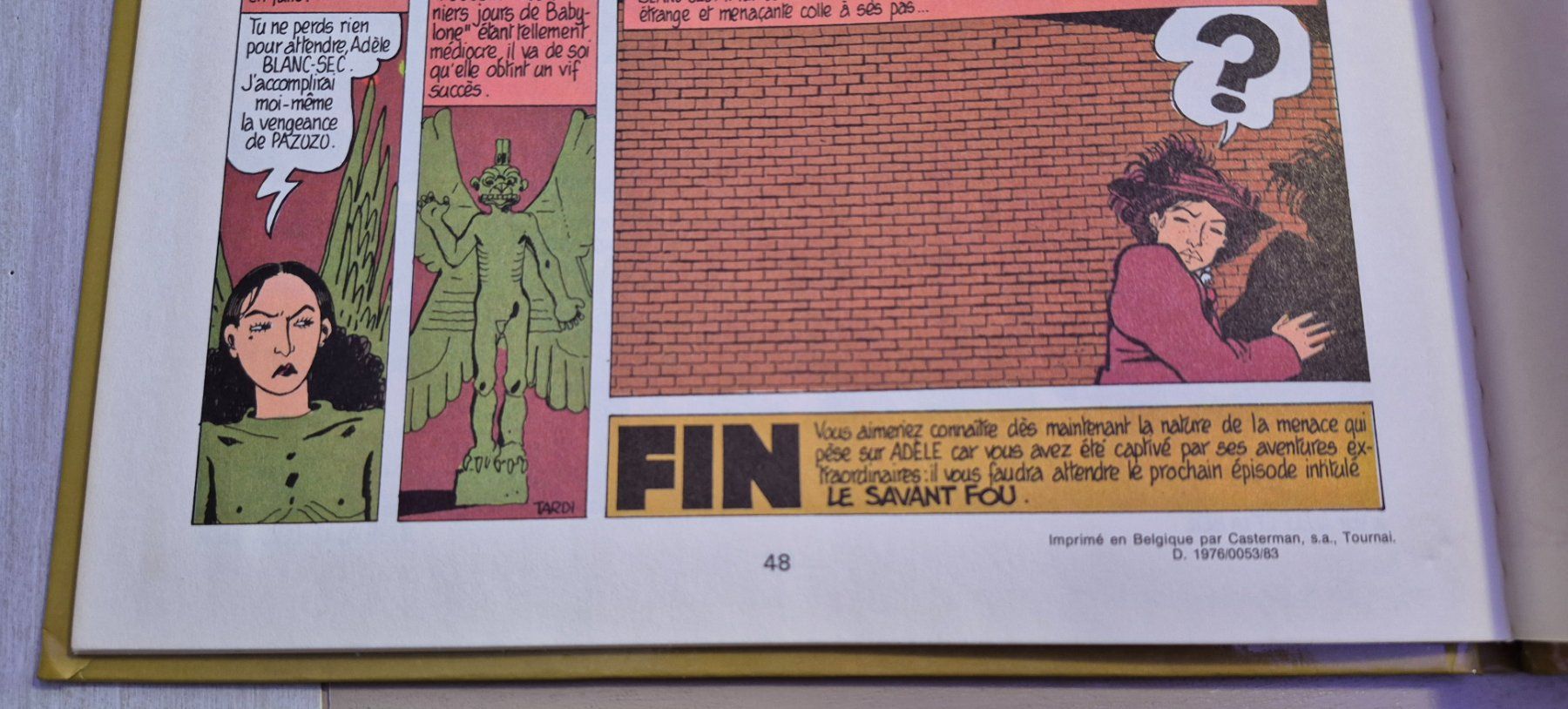 Fumetti: Adèle Blanc-Sec 2 - Le Démon de la Tour Eiffel – Nuovo (secondo la descrizione) da Grand-Lancy venduto da loi_599y 3