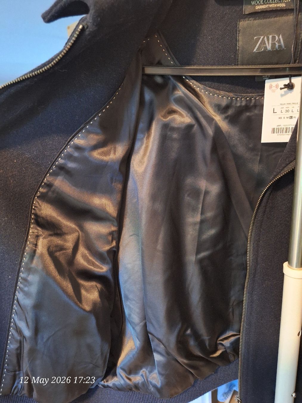 Zara Giacche: Zara Wool Bomber Jacket -   Man Large -   47 – Nuovo e nell'imballaggio originale da Marin-Epagnier venduto da Natasa82 5