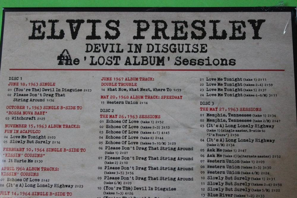 ELVIS PRESLEY - DEVIL IN DISGUISE (LOST ALBUM) 3CD FTD OVP