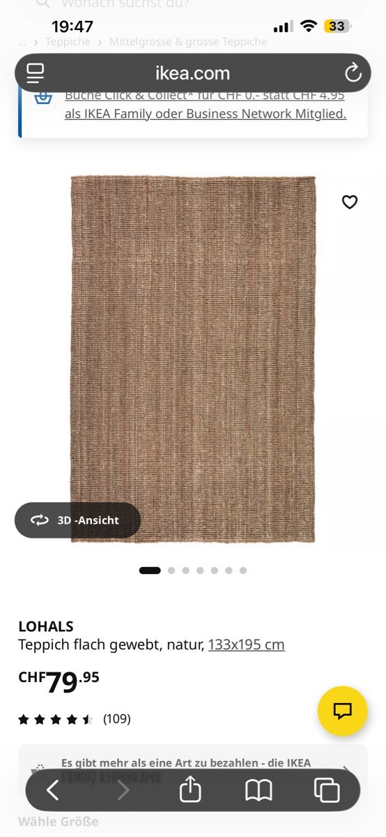 Tapis: Gewebter beiger Teppich – D'occasion à Reinach BL par lar_nd89 5