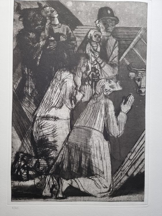 PAULI FRITZ EDUARD KALTNADEL RADIERUNG MIT ATELIER STEMPEL | Kaufen auf ...
