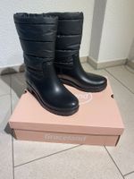 Gefütterte Damen-Gummistiefel Gr. 38 – Camouflage, neu (in O
