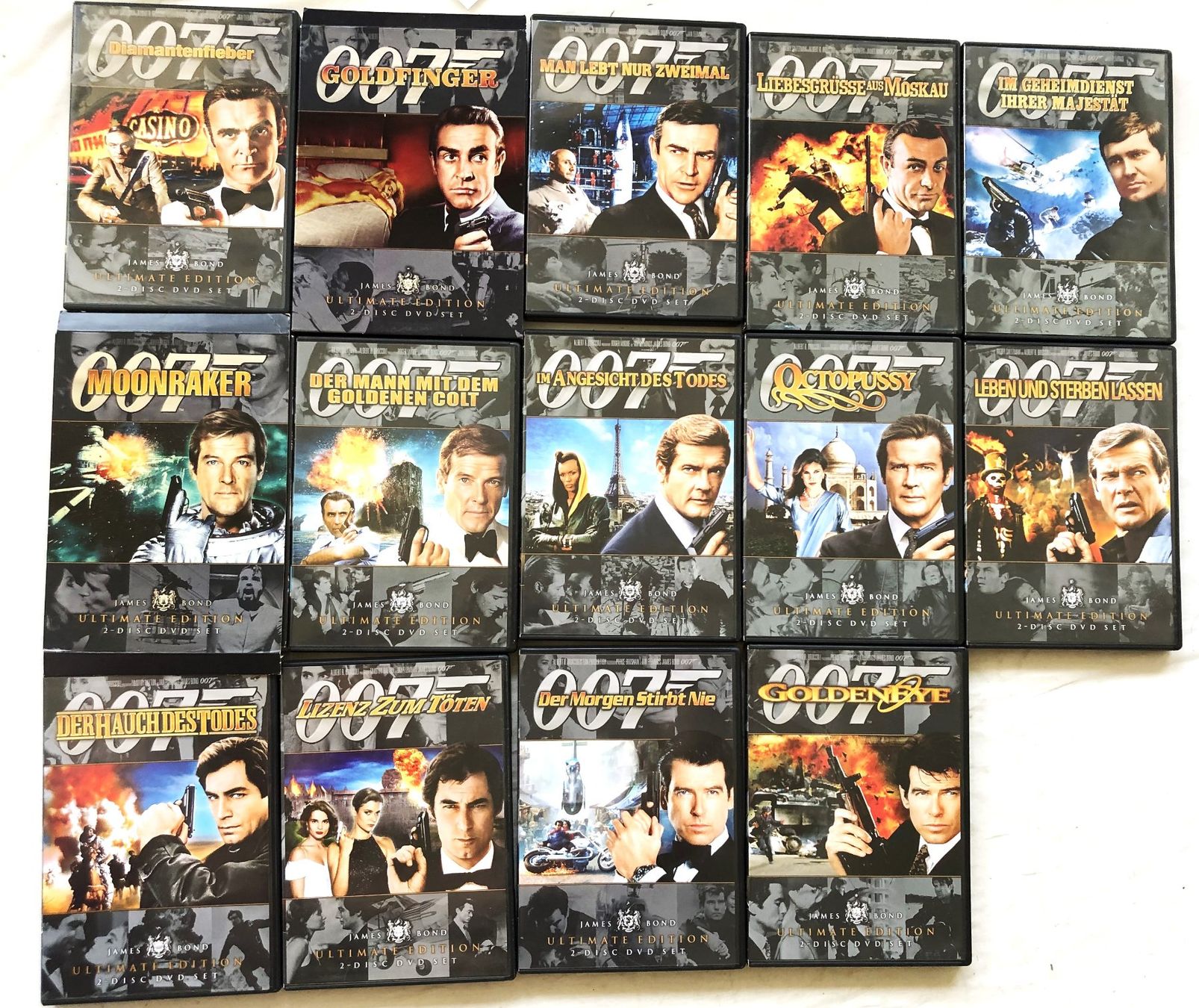 Tutti i DVDs: 14x James Bond 007 - DVDs - Ultimate Edition – Usato da Schaffhausen venduto da durruti