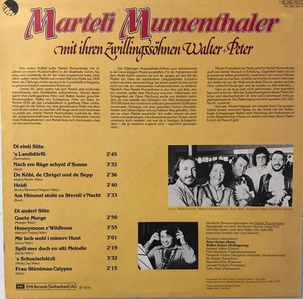 Schallplatten: Marteli Mumenthaler - Guete Morge (LP) – Gebraucht aus Grüningen von azulmarron 1