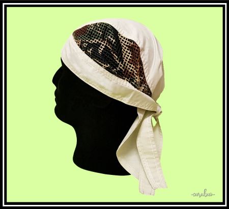 Zandana / Beige mit Camouflage-Netz / Nr. C-3060