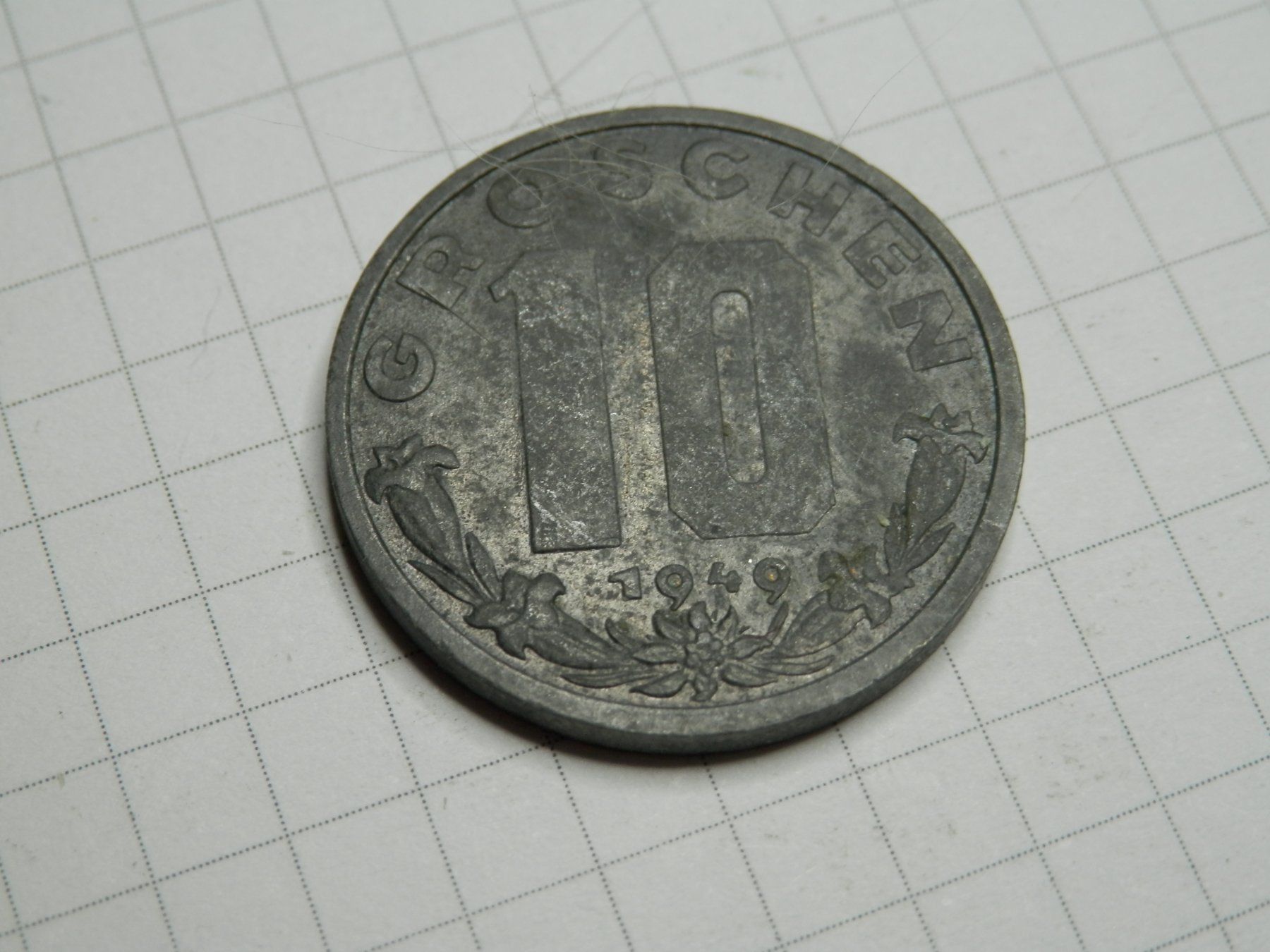 Tutti le monete: Österreich  10 Groschen, 1949 – Usato da Weiach venduto da weiach81