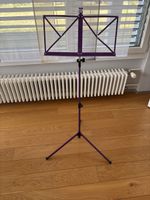 Lila Notenständer, ideal für Musiker - Top Zustand!