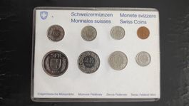 Jeu de monnaie Suisse fleur de coins 1977