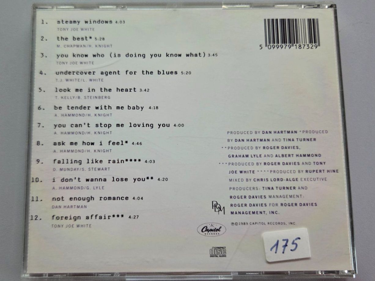CD: CD Tina Turner - Foreign Affair – Usato da Schaffhausen venduto da Kellerrassel 1