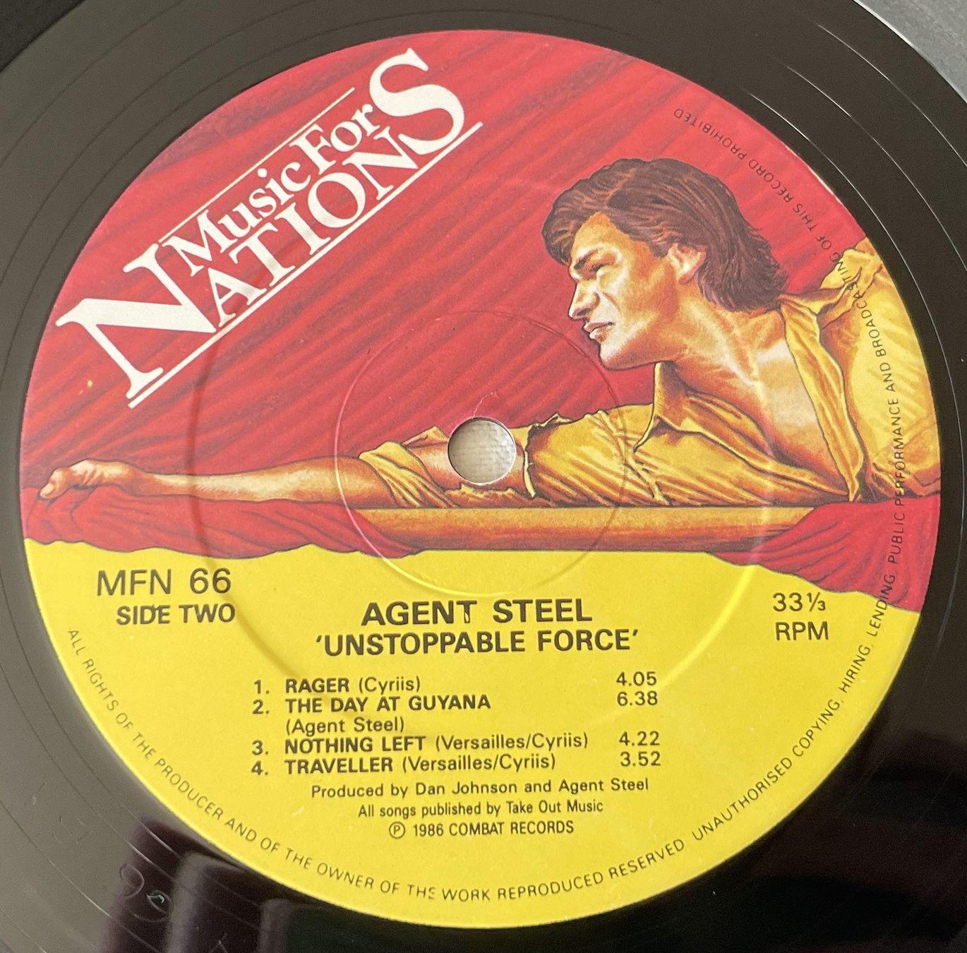 Dischi in vinile: Agent Steel – Unstoppable Force - LP - 1986 - First Press – Usato da Uster venduto da Zardodel 5