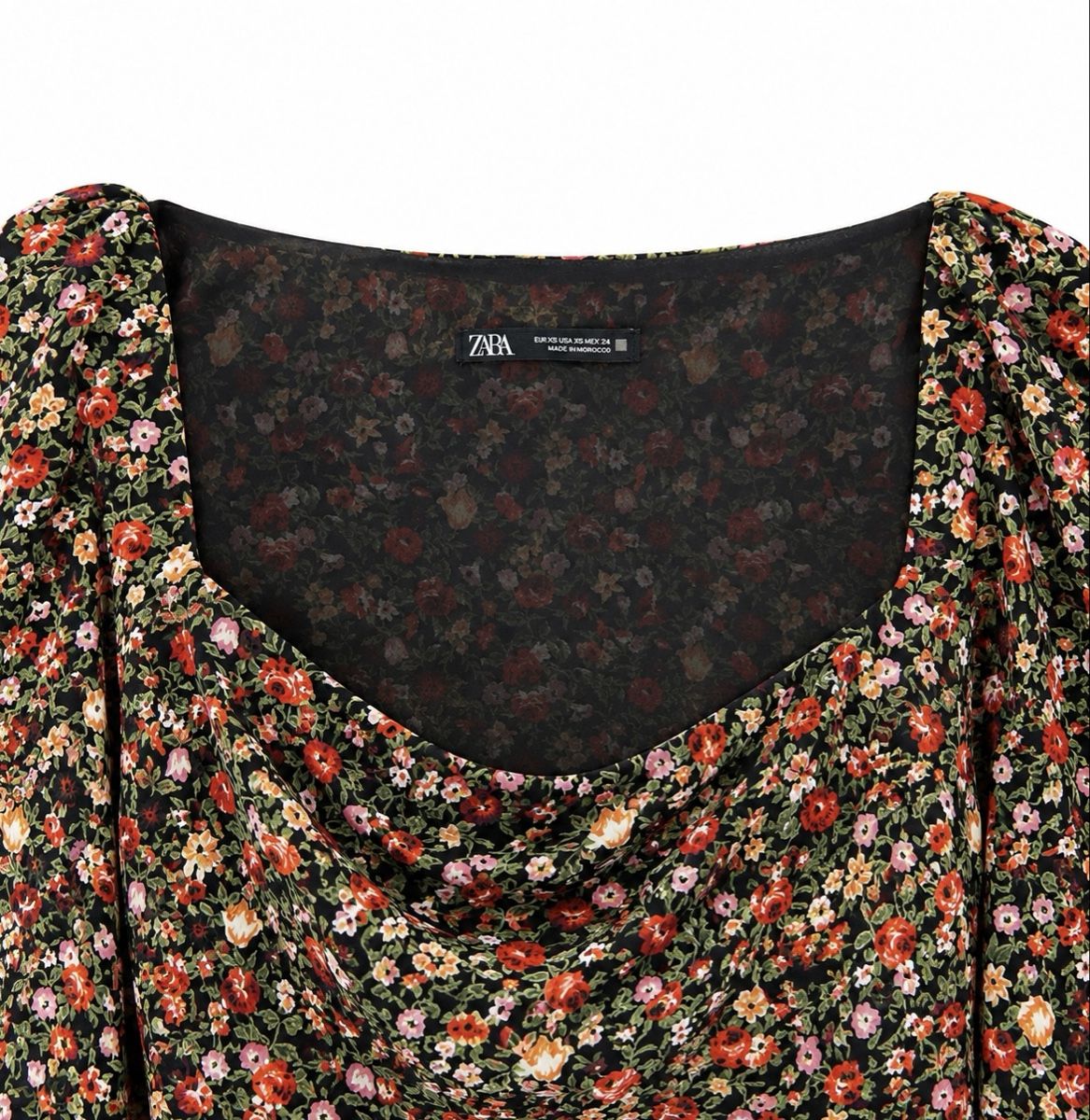 Zara Vestiti: Zara Kleid mit Blumenmuster und langen Ärmeln  – Nuovo (secondo la descrizione) da Aarberg venduto da LovelyThings_ 4