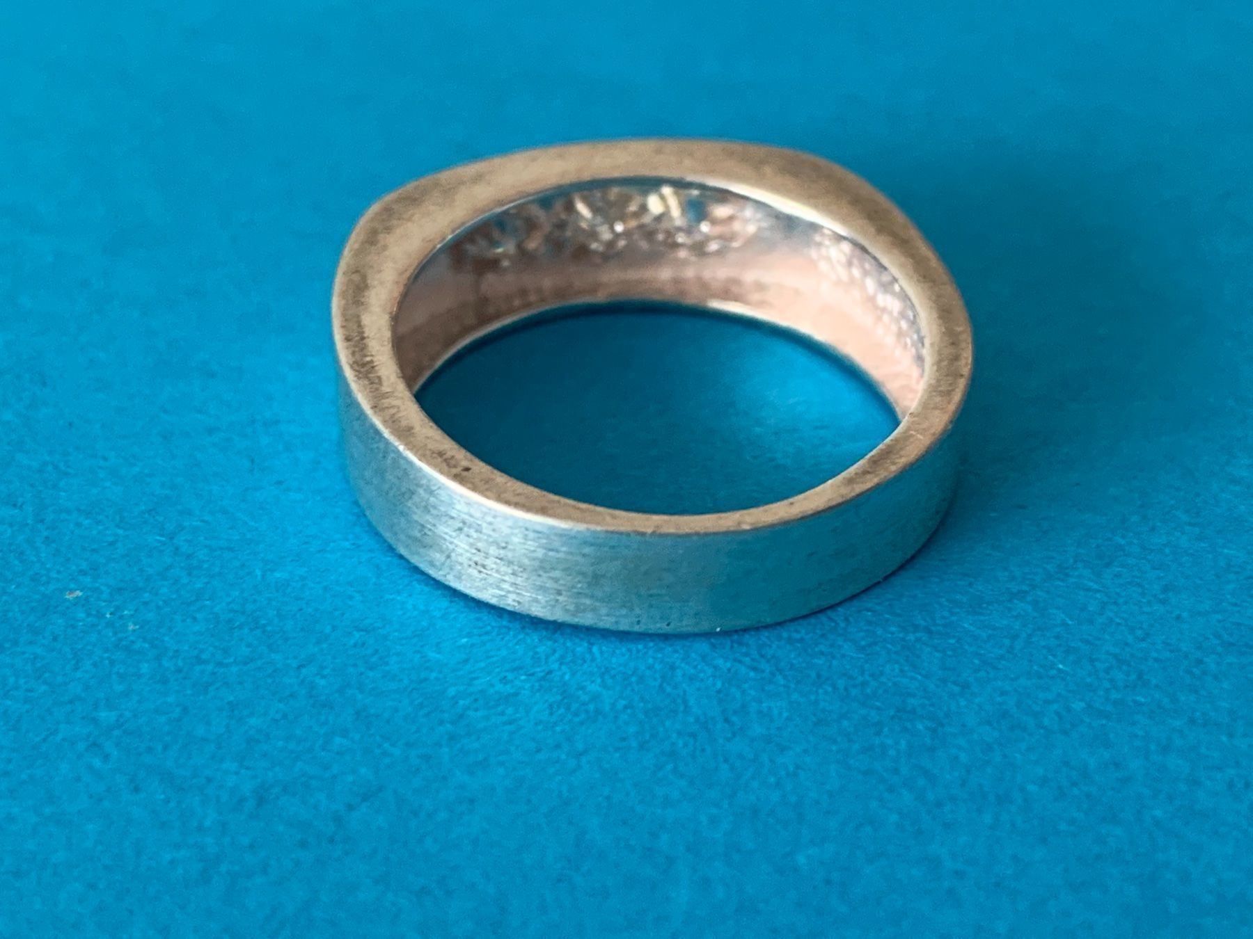 Ringe: Ring Silber 3 Steine quadro 53/54/55/58 – Gebraucht aus Dittingen von Bijoubelle 6