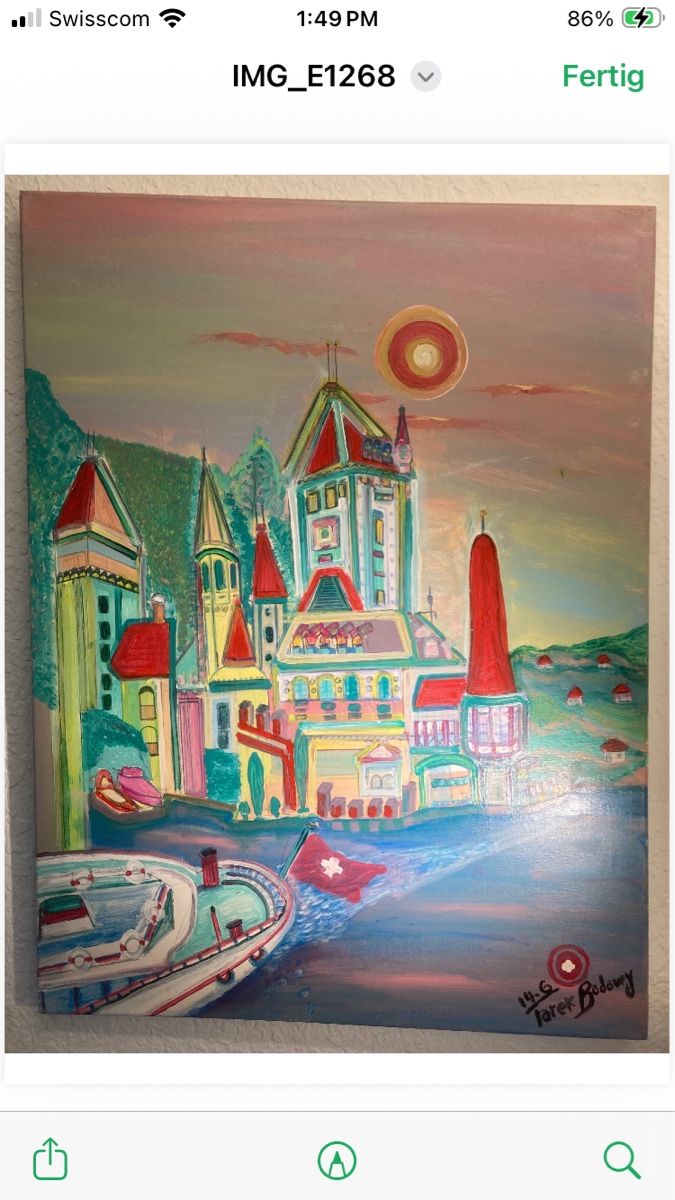 Dipinti: Original Ölgemälde - Schweizer See - Sommerfeeling! – Nuovo e nell'imballaggio originale da Bern venduto da tar_hm7j