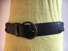 Hochwertiger Gürtel aus Rindsleder, 85