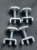 4er Set Klemmschrauben Knebelmuttern - Top Zustand!