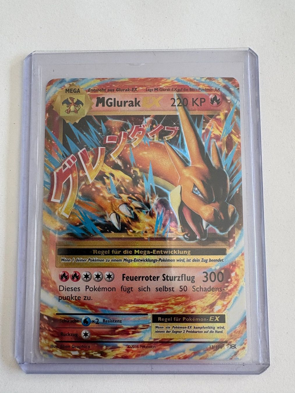 Pokémon Carte collezionabili: Méga Glurak Ex 13/108 Rare HOLO – Usato da Petit-lancy venduto da Jototti