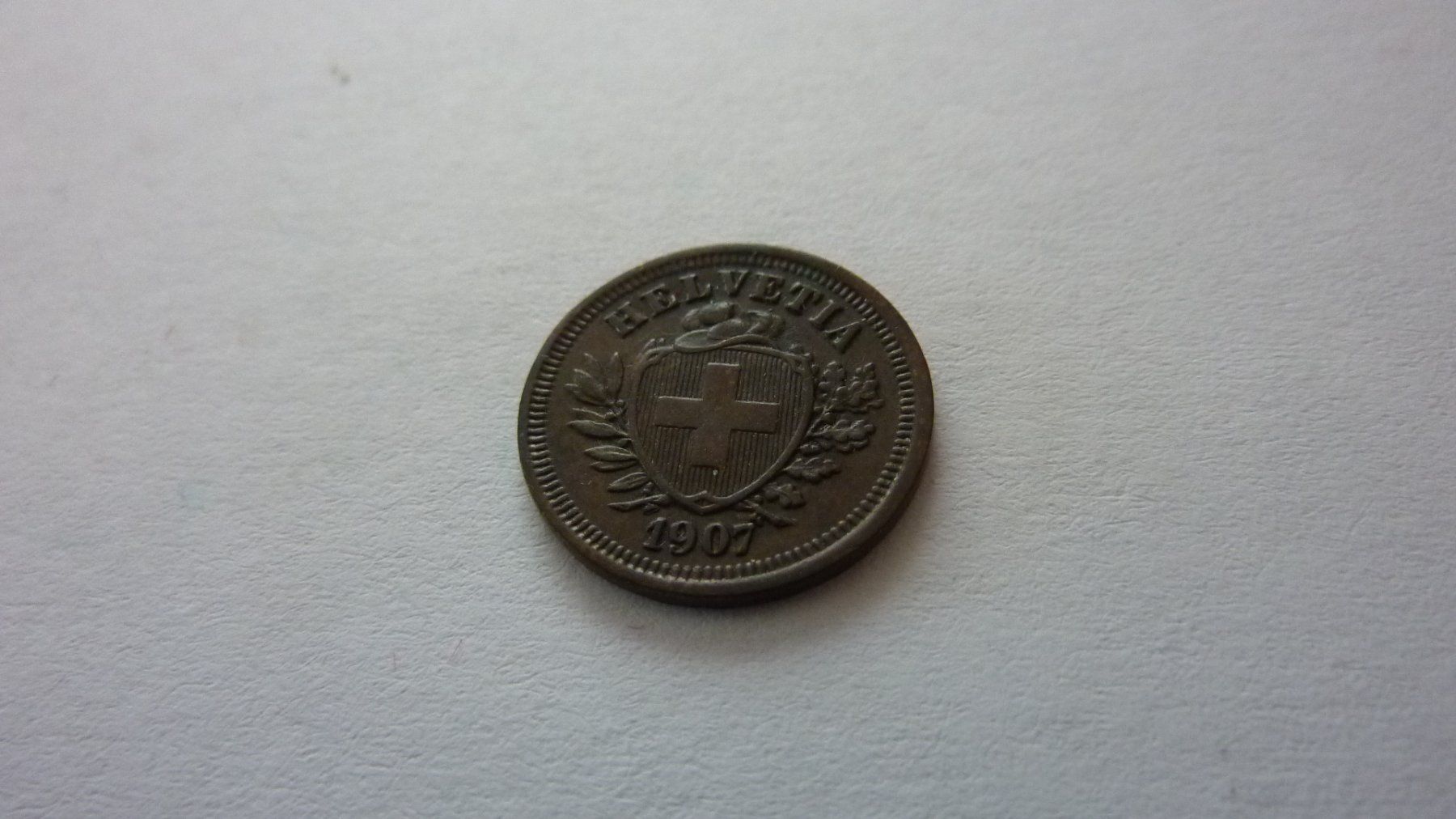 Alle Münzen: Uralter Einräppler 1907 , vorzüglich – Neu (gemäss Beschreibung) aus Birrwil von Schnaepli 2