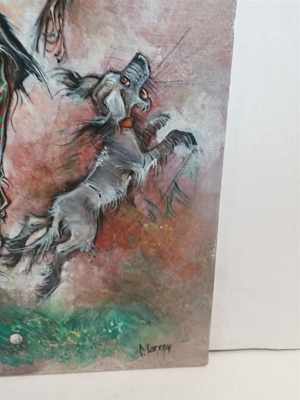 Gemälde: C.Lorrain "Clown Golfer"Gemälde Original – Gebraucht aus Zürich von Galerie-Kunst 1
