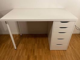 Schreibtisch IKEA LAGKAPTEN / ALEX, weiss, 120×60 cm
